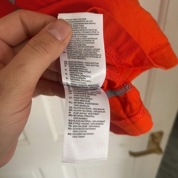 ORANGE Adidas Olympic T-shirt London 2012 Size L - Picture 9 of 10